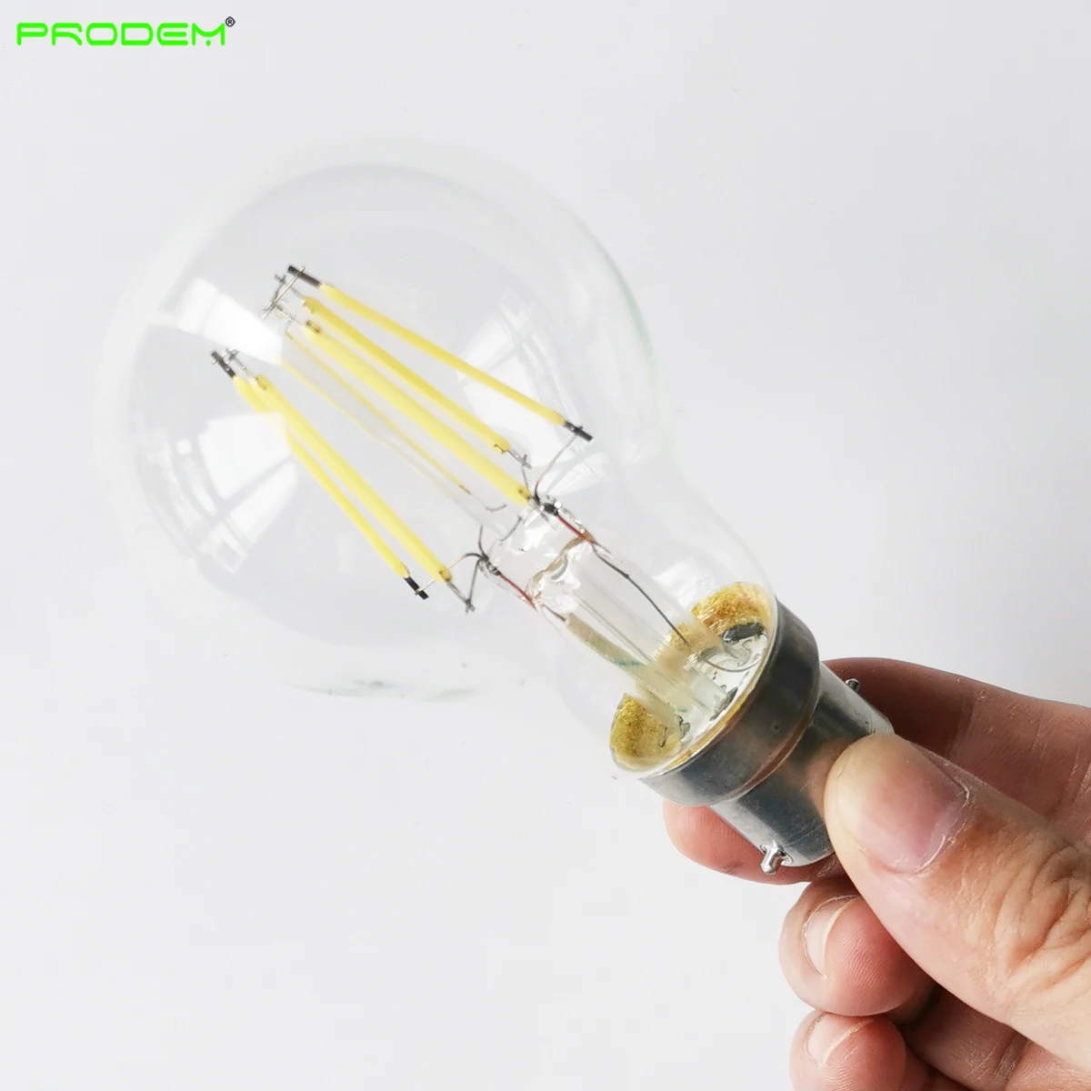 2 YEAR WARRANTY 2 PACK 6W 8W LED Filament Bulb A60 A19 Edison Bombilla Bayonet B22 Base Clear Glass 120V 220V 230V 240V