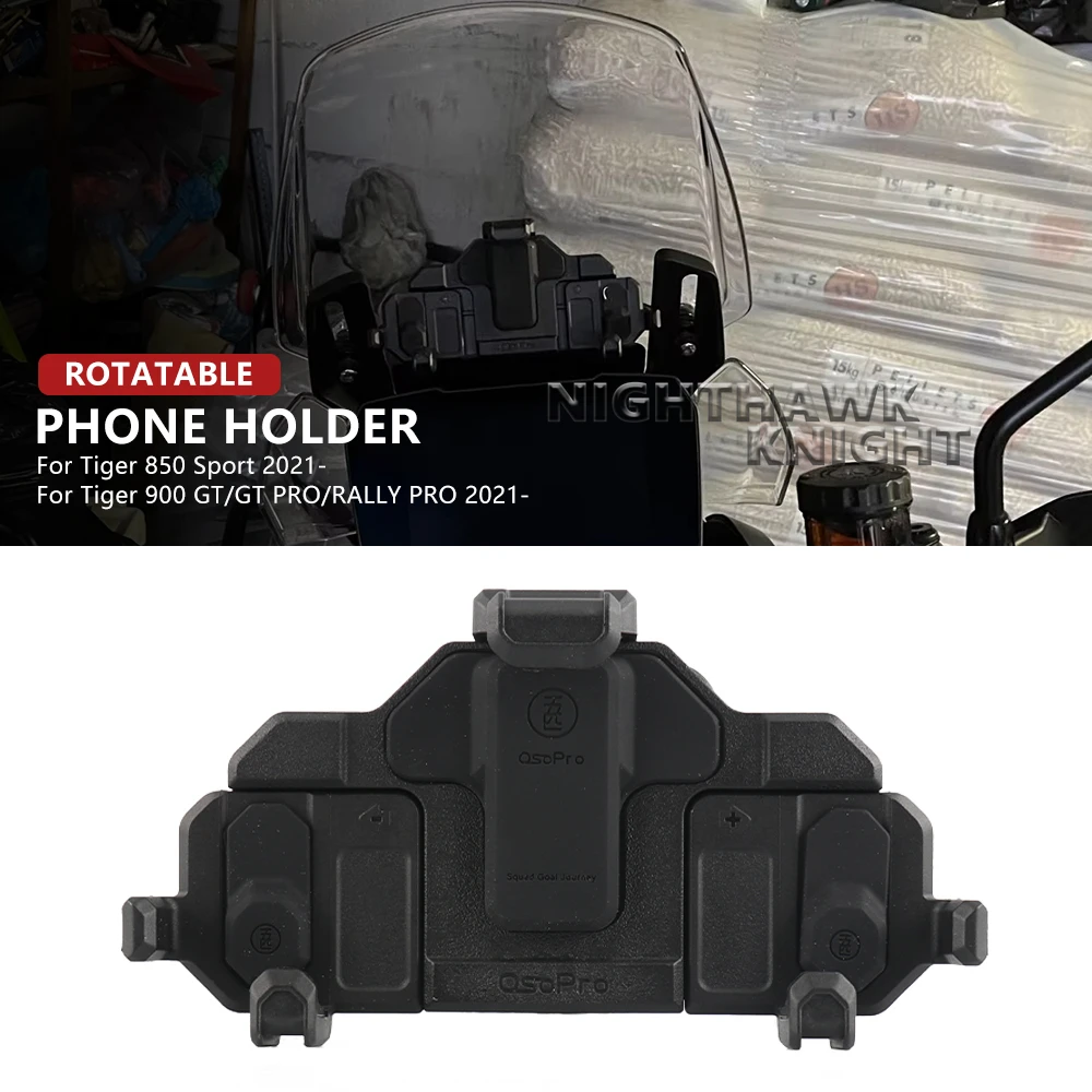 Motorcycle Rotatable 12MM 22MM Phone Holder For Tiger 850 2021- Tiger 900 GT Rally PRO 2021-2025 GPS Navigation Mount Bracket