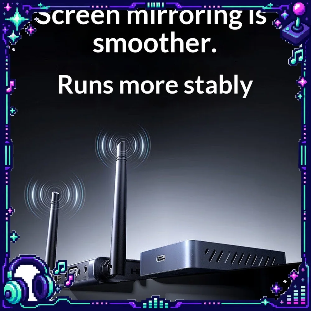 UGREEN S305 Wireless Presentation System 100m HDMI VGA 1080P 60Hz Point to Point Screen Mirroring