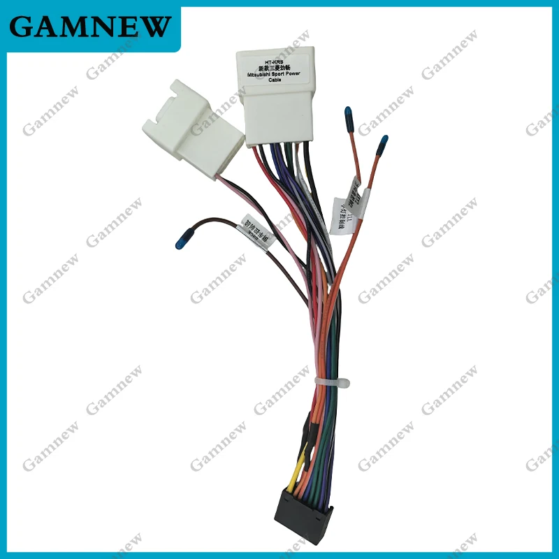 Car Radio Audio 16PIN Adaptor Wiring Harness For Mitsubishi Pajero Montero Sport 2020 Power Calbe Wire Plug Harness