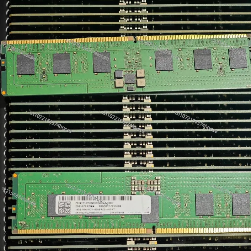 Used Server Memory RAM DDR5 4800 REG ECC RDIMM 16GB 32GB 1Rx8 2Rx8 Server DRAM Module