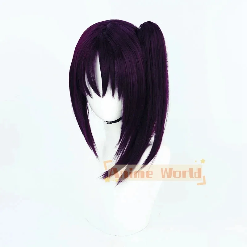 حب الحياة! أشعة الشمس!! كازونو سيرا كازونو سارة شعر مستعار تأثيري الأرجواني الداكن ذيل حصان قصير مستقيم الشعر سانت سنو سيرا مدرسة المعبود