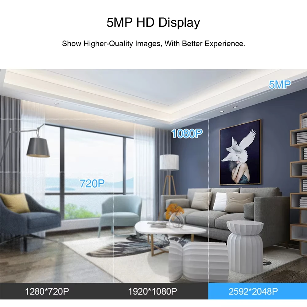 HD 3MP 5MP PTZ Wireless IP Camera CCTV Video Security Surveillance WIFI IP Camera Outdoor AI Color Night Alarm Motion Detected