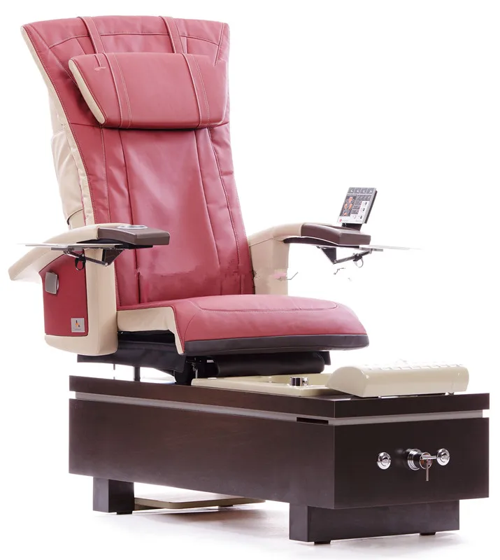 Unique and Luxury Style Wooden Base Foot  Sofa Spa Pedicure Chairs Nail Salon Equipment/manicure Pedicure