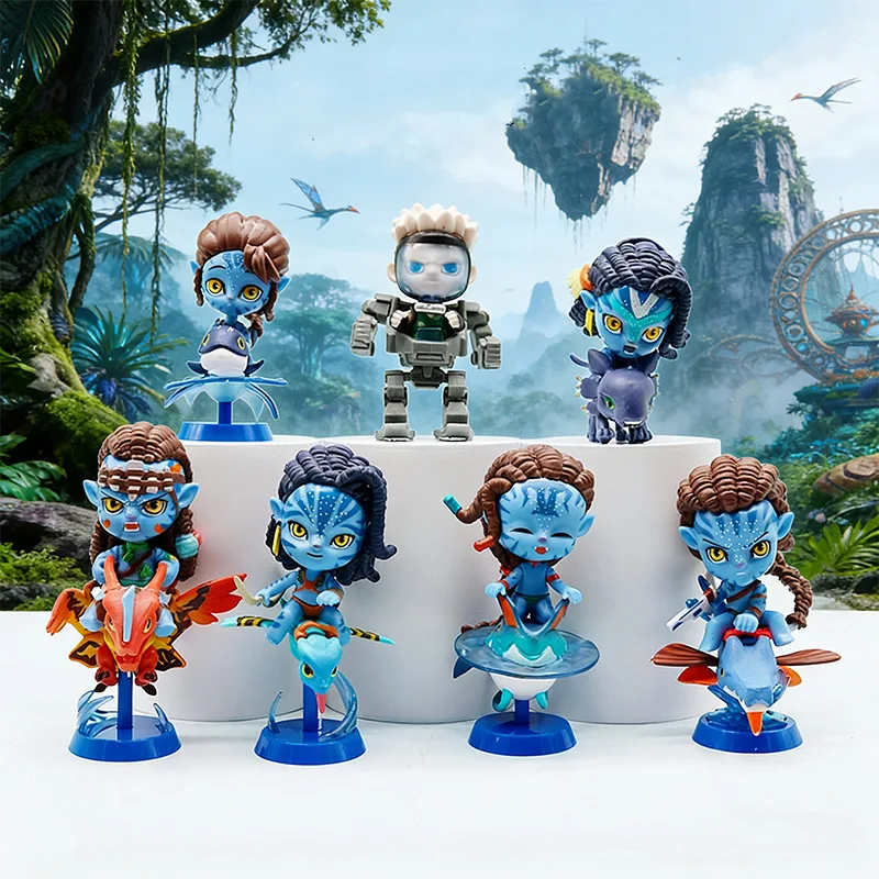 

7-piece Set of Avatar Blind Box Trendy Figurines Jack Salikurich Doll Models Toy Decorations and Ornaments