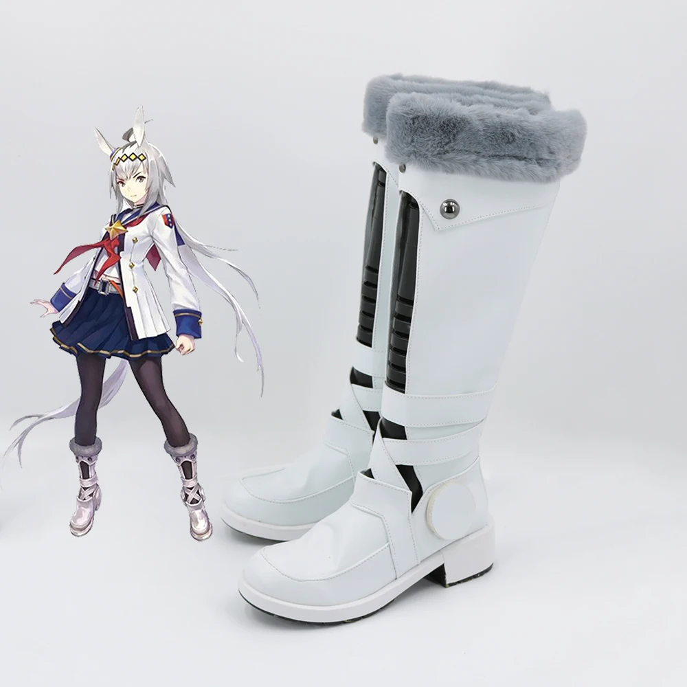Anime Oguri Cap Cosplay Schoenen Lange Laarzen Prestaties Laarzen Voor Vrouwen