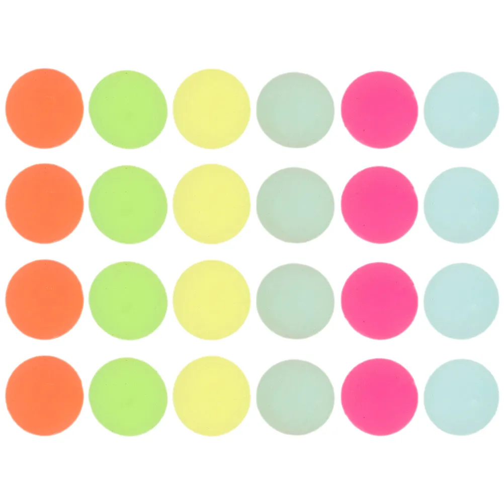 

24 шт. светящиеся в темноте резиновые мячи, разноцветные прыгучие мячи, подарки для вечеринок, рождественские и карнавальные призы, декор для праздников