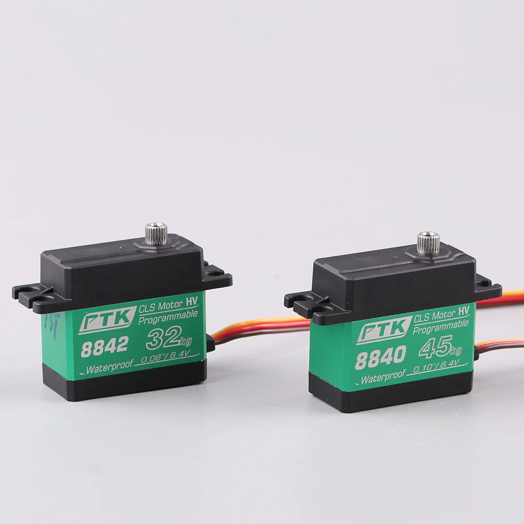 PTK 8840 8842 Hoog Koppel CNC Bewerking Servo Metalen Tanden 32 kg 45 kg voor Mold Vaste Vleugel Vliegtuigen servomotor