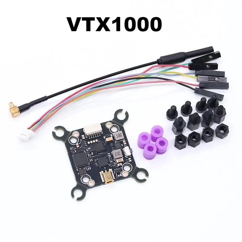 

B-CUBE 5.8G 1000mW 48CH VTX Input Voltage 7-26V Video Transmitter Power 25 1000mW For Long Range RC Airplane FPV Drone