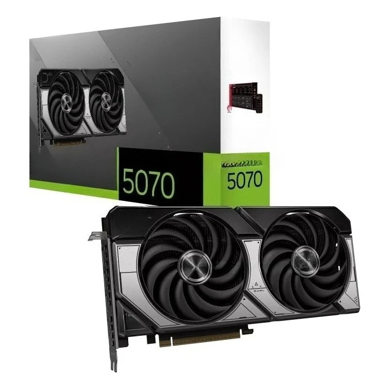 RTX 5070 O12G Snow Leopard Desktop Gaming Graphics Card