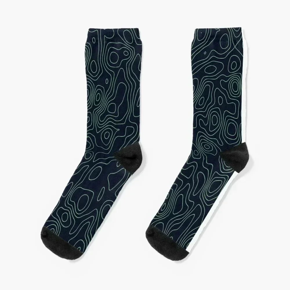 

Contour map Socks Stockings gifts Men's funny gift Men's Socks Luxury Women's halloween designer brand hiking Socks Women Men's