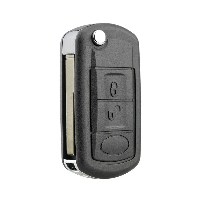 3 Button Flip Car Key Fob Cover Case For Land Rover Discovery (2005-2009)/Range Rover Sport (2005-2009)