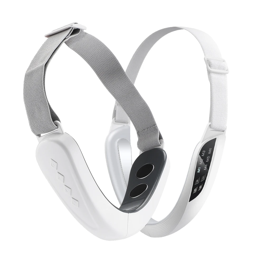 

Массажное устройство для удаления двойного подбородка, импульсный стимулятор мышц, упражнения для линии челюсти лица, V-образное укрепление лица, лифтинг кожи, похудение лица