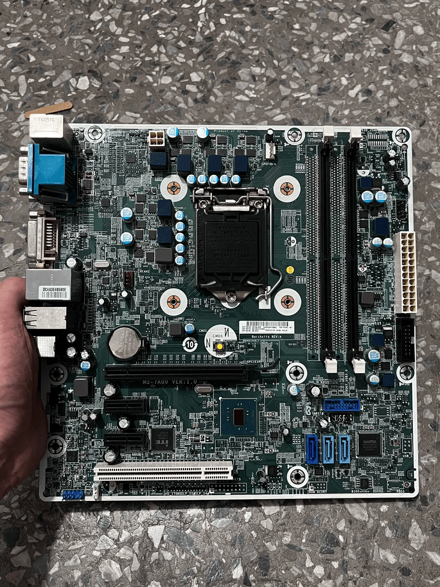 

For HP ProDesk 480 G3 Desktop Motherboard MS-7A00 793740-001 793740-501 793302-001 Mainboard 100% tested fully work