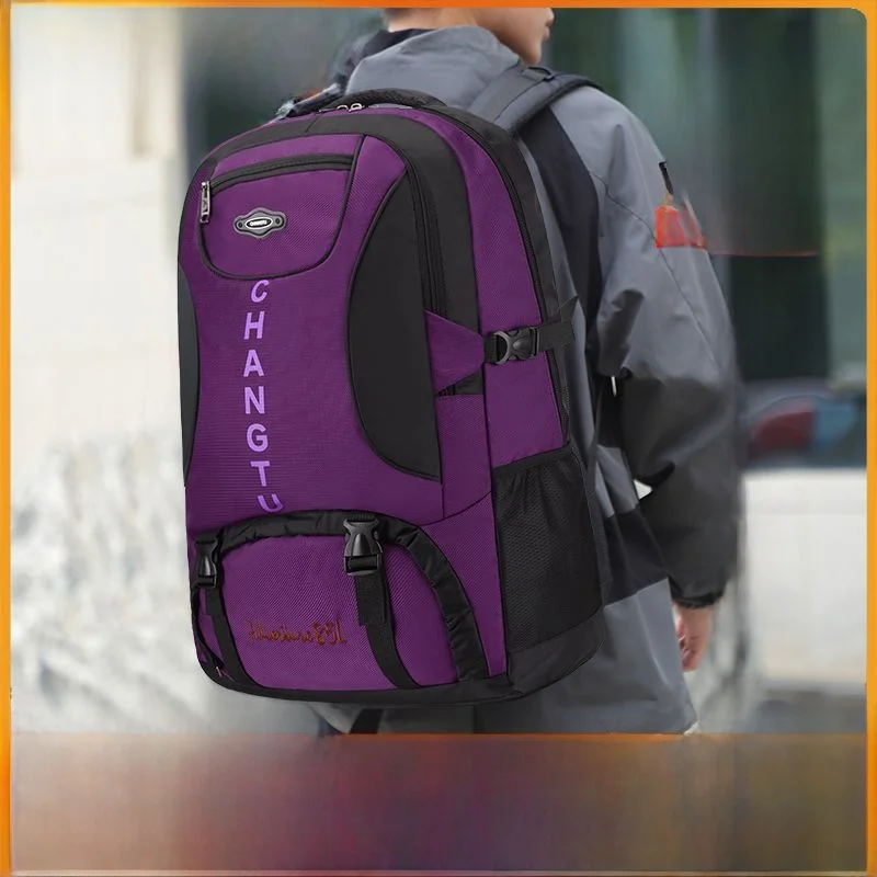 

Men's Large Capaci Double oulder Sports Bapa Outdoor Travel Hiking Bag Waterproof Ox Cloth Briti Sle Bapa