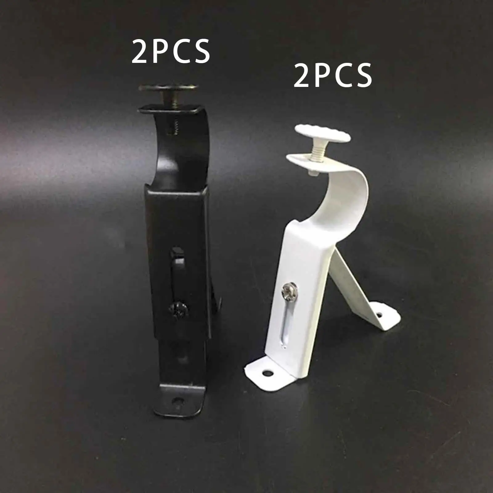 2 Stück Gardinen stangen halterungen Vorhang bügel Vorhang halter Hardware Universal-Stütz gestell für 1 Zoll bis 1,1 Zoll Vorhangs tange
