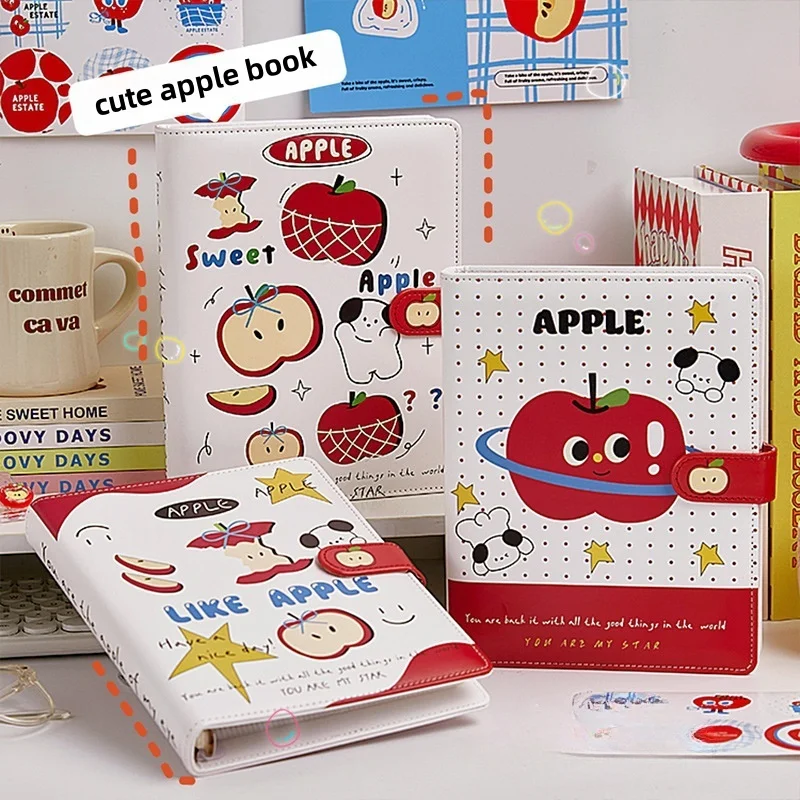 

Папка для фотоальбома из искусственной кожи A5 для фотокарточек Idol, карманы для фотографий, многофункциональный блокнот, журнал, дневник, хранение фотокарт