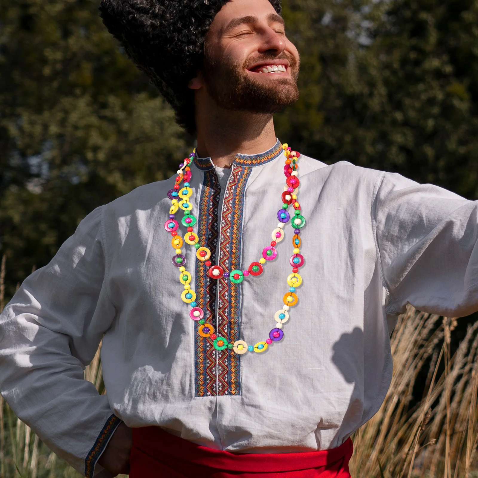 جوز الهند شل قلادة للنساء بوهيميا النسيج المجوهرات اليدوية قلادة هدية ارتداء اليومي حفلة الشاطئ الصادرة الإكسسوارات #2