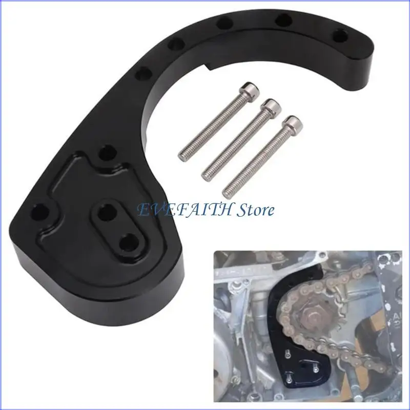 

124B Engine Case Saver Case for Banshee 350 YFZ350 1987-2006 Motor Engine Chain Guard with Hardware Chain Guard
