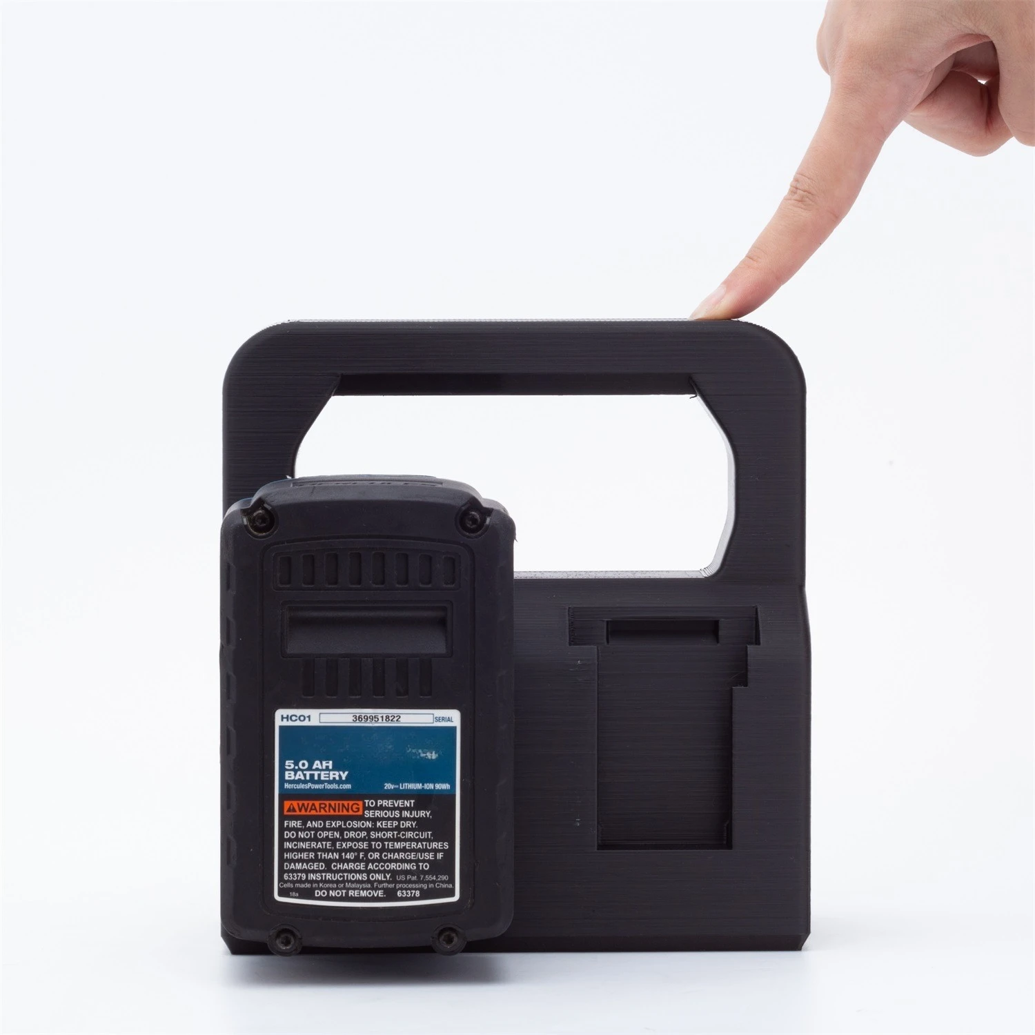 

For HERCULES 20V Li-ion Battery Portable Battery Storage Rack Basket Carrier Caddy Holder 4-seater Version Storage Rack