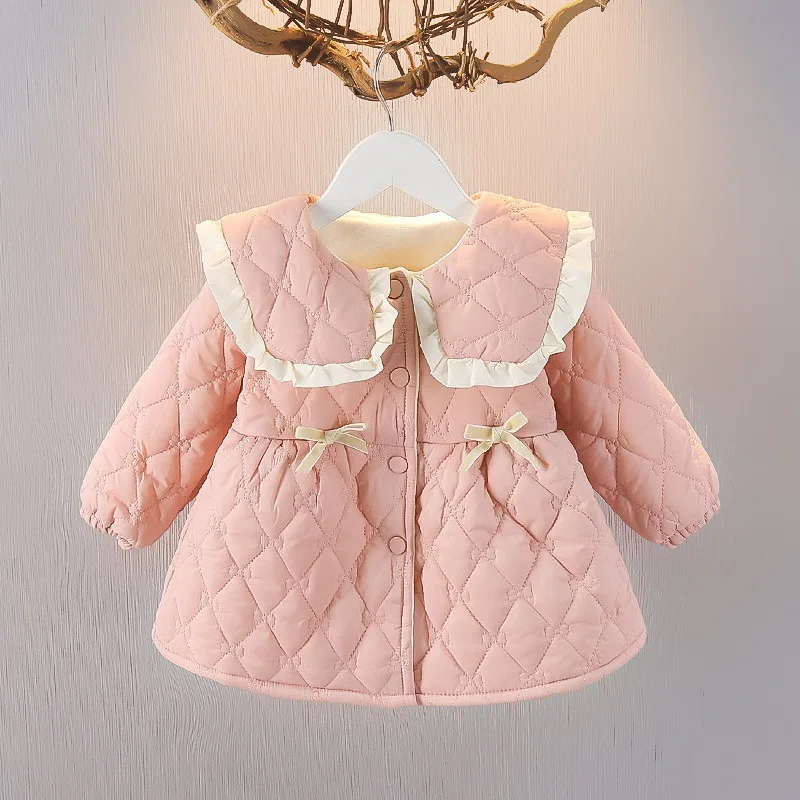 Baby Girl Clothes Winter Jacket Girls Thicken Outerwear Outdoor Keep Warm Coats Christmas New Year Dress Up Children's Clothing