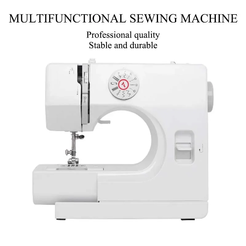 Mini Convenient Sewing Machine Multifunctional Household Sewing Machine 12 Different Lines Foot Pedal Controlled Power Tools