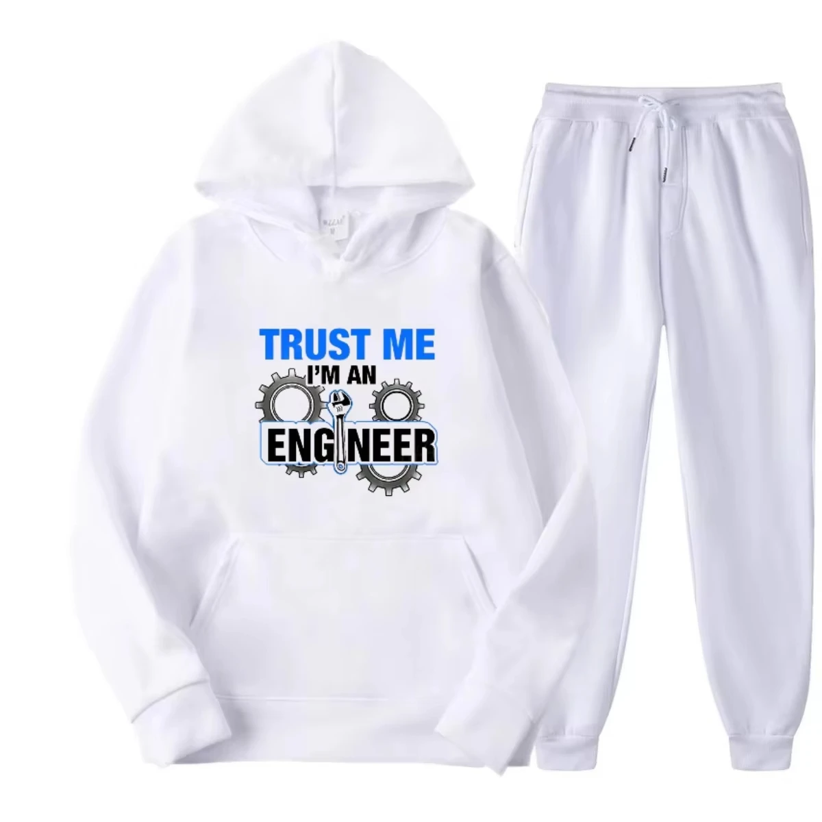

Men's Interesting Statement, Believe Me. I Am An Engineer Who Designs Men's Geek Letter Hoodies and Programmers' Casual Clothing