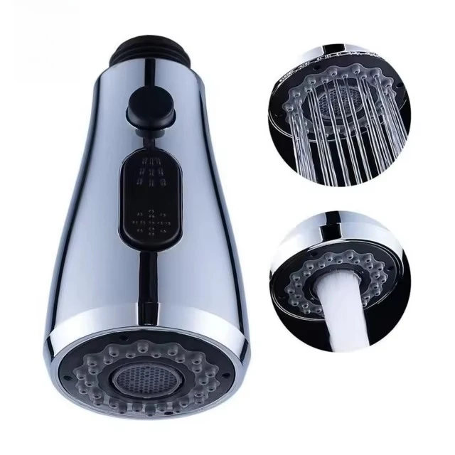 Pull-Out Splash-Proof with Ceramic Valve Core Copper Material Shower Modern Popular Multifunctional Kitchen Faucet   Accessories