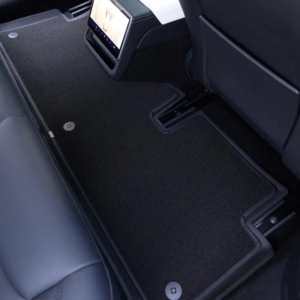 ل تسلا نموذج Y 2025 العرعر الحصير نموذج 3 هايلاند مخصص طبقة مزدوجة المضادة للانزلاق وحماية جميع الأحوال الجوية نموذج 3 #4