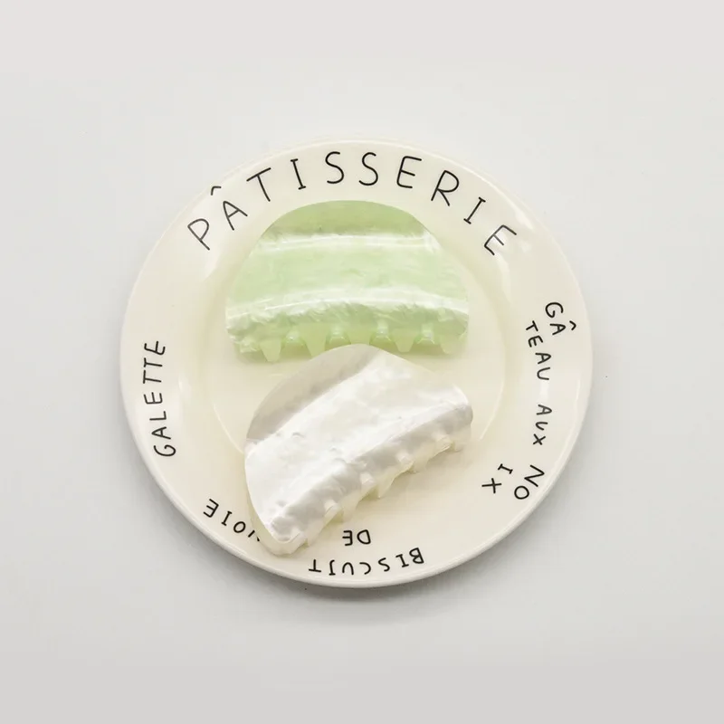 الاكريليك متوسطة مخلب كليب الكورية نمط إكسسوارات الشعر مشبك ذيل حصان أنيق مقاطع الشعر البوهيمي النساء الساخن بيع دبوس الشعر