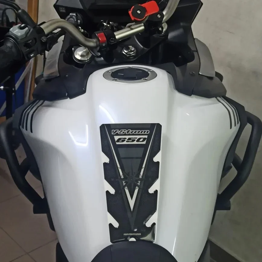 For Suzuki V STROM VSTROM DL 650 XT 650XT Adventure Fuel Oil Kit Motorcycle Stickers Tank Pad Protector Trunk Luggage Cases