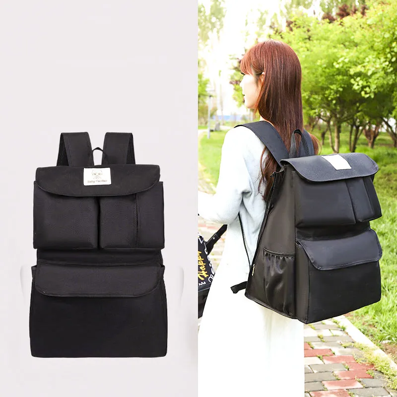 

Новый водонепроницаемый рюкзак-оксфорд большой емкости для подгузников, легкая дорожная сумка для беременных для мамы, органайзер для детей с несколькими карманами