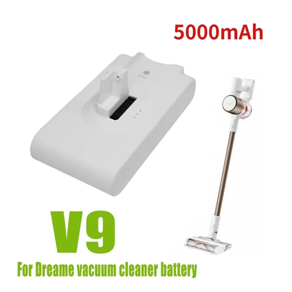 Original 5000mAh Lithium Batteryfor Dreame V8 V9 V10 V9P XR VVN3 VVN4 Handheld Cordless Vacuum Cleaner Parts Replacement Battery