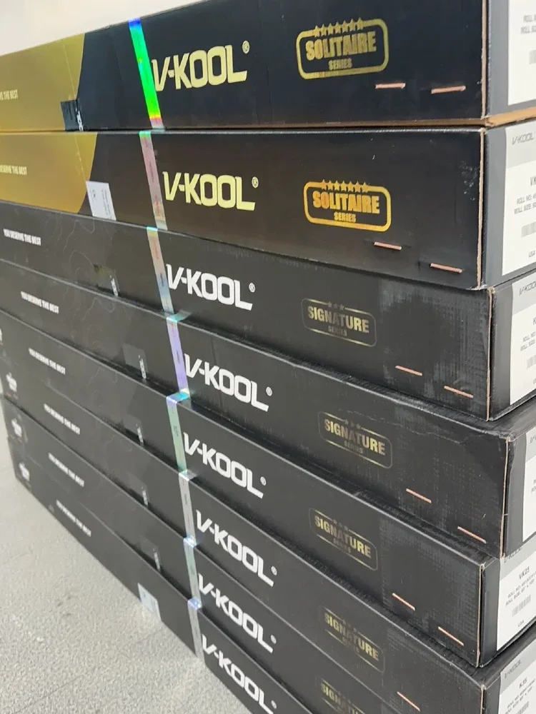 V-KOOL K35 K15 نافذة السيارات تينت 99% الأشعة فوق البنفسجية كتلة عالية العزل الحراري 78% IR PET المواد التحكم بالطاقة الشمسية فيلم الأمن للمركبات