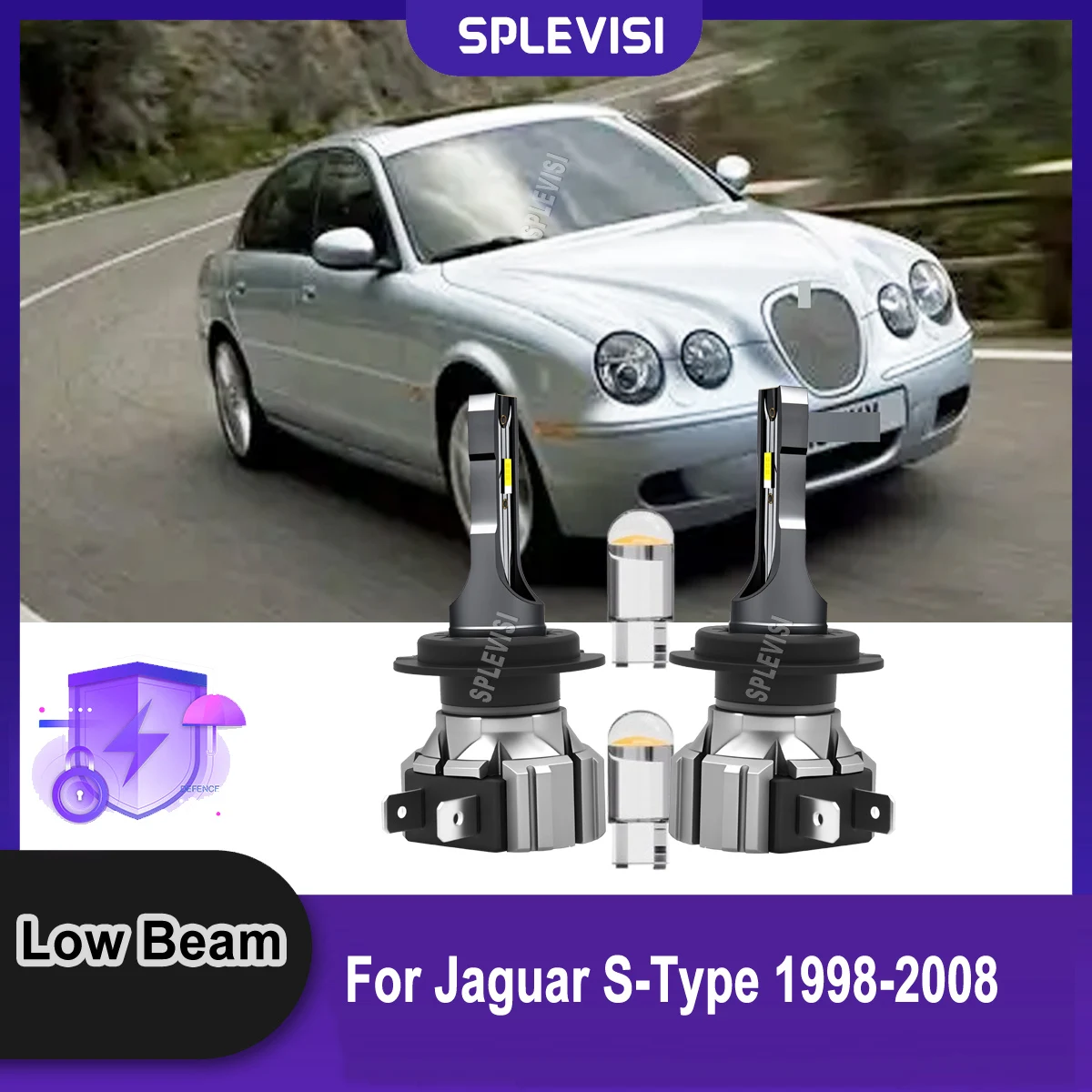

Transform Your Car's Personality H7 477 LED 6000K Headlight Low Dipped Bulbs For Jaguar S-Type 1998 1999 2000 2001 2002-2008