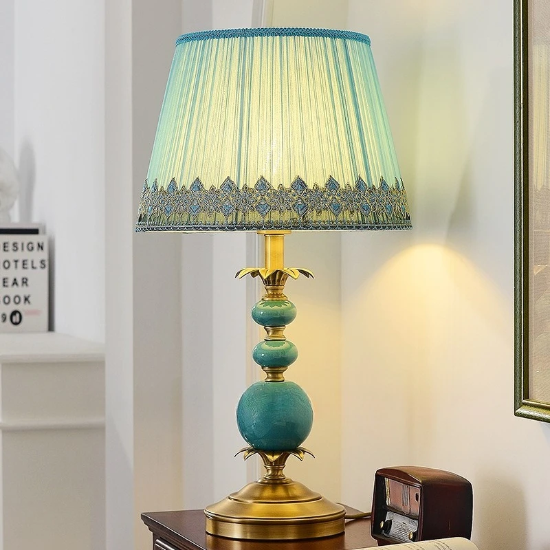American desk lamp, bedroom living room decoration ornament
