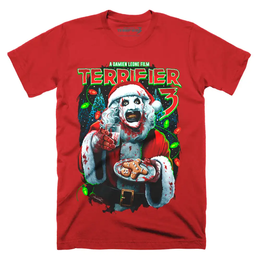 Terrifier 3 Milk And Carnage Red T-Shirt