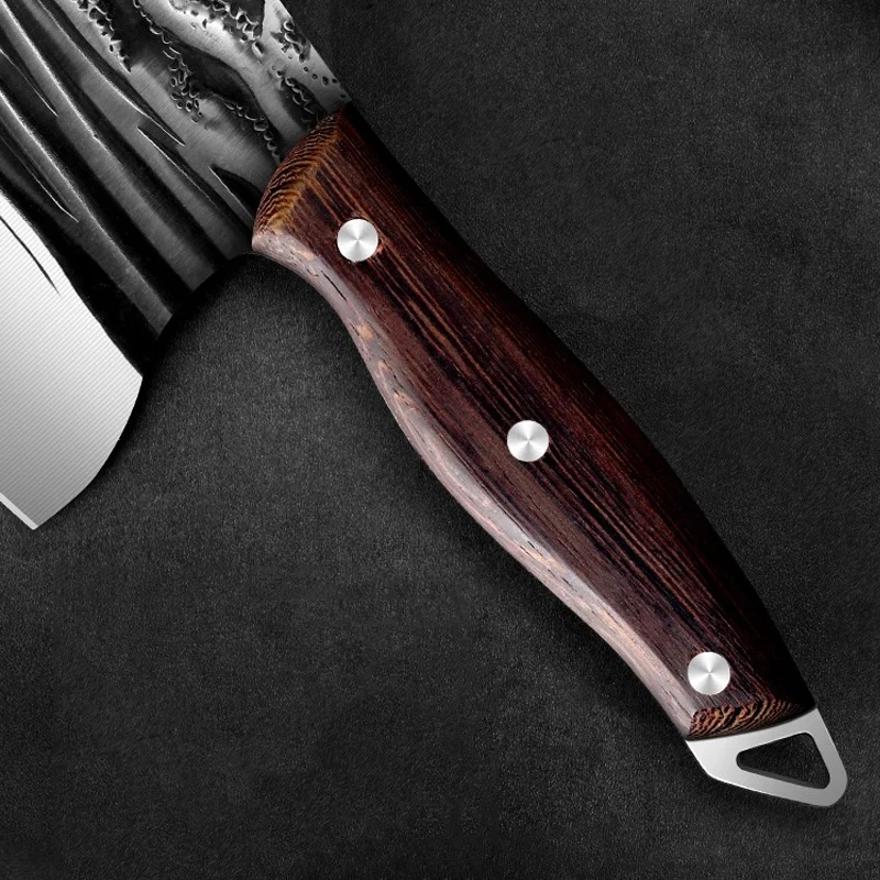 1PC Forged kitchen knife, household specific cutting knife, slicing knife, kitchen cutting dual-purpose bone cutting knife U9195