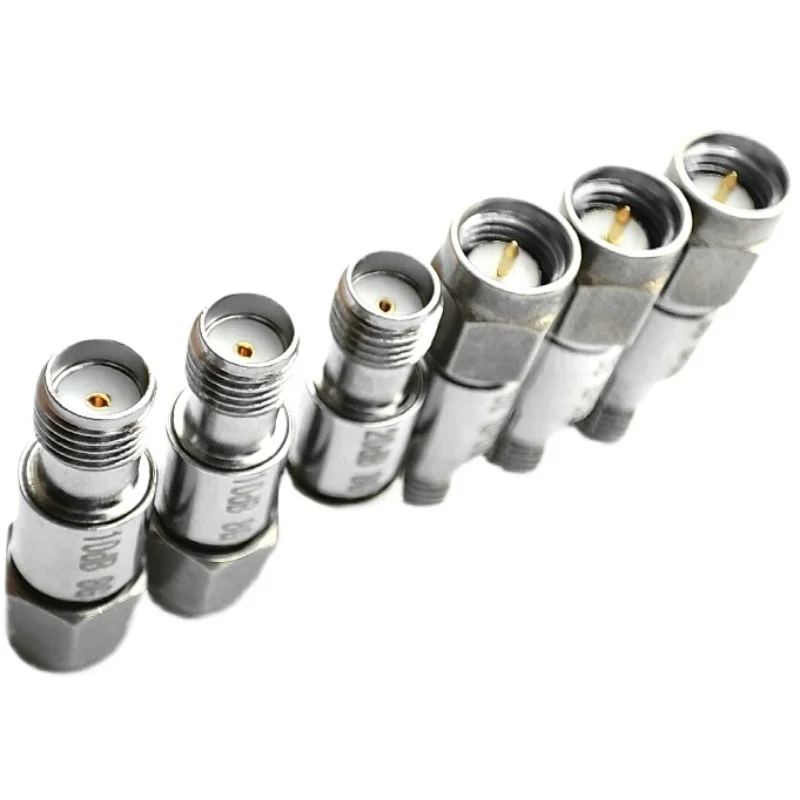 2W 0-6GHz SMA-JK Fixed Attenuator Coaxial RF Attenuator 3 6 10 15 20 30DB