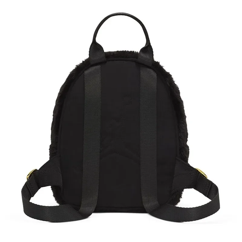 Nike Women's Bag 2026 Spring New Student Schoolbag Sports and Leisure Bag Plush Backpack Outdoor Travel Small Back HV8004-010