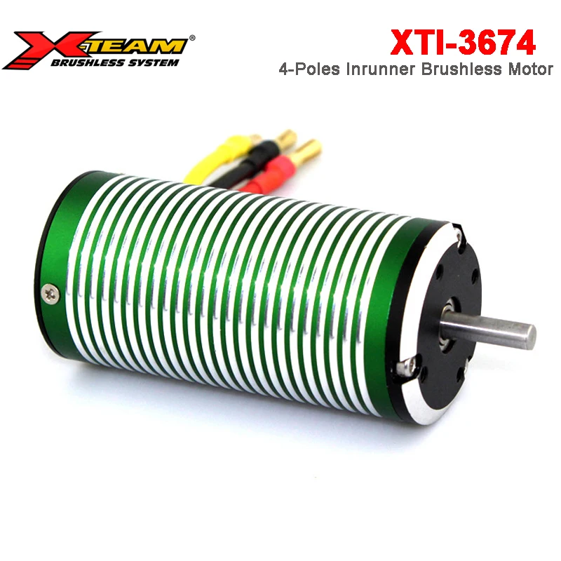 X-TEAM 3674 Series 2650KV 2200KV 1900KV 1700KV 1650KV Brushless Motor For 1/8 Buggy Monster Car 650-1000mm RC Boat 90mm EDF