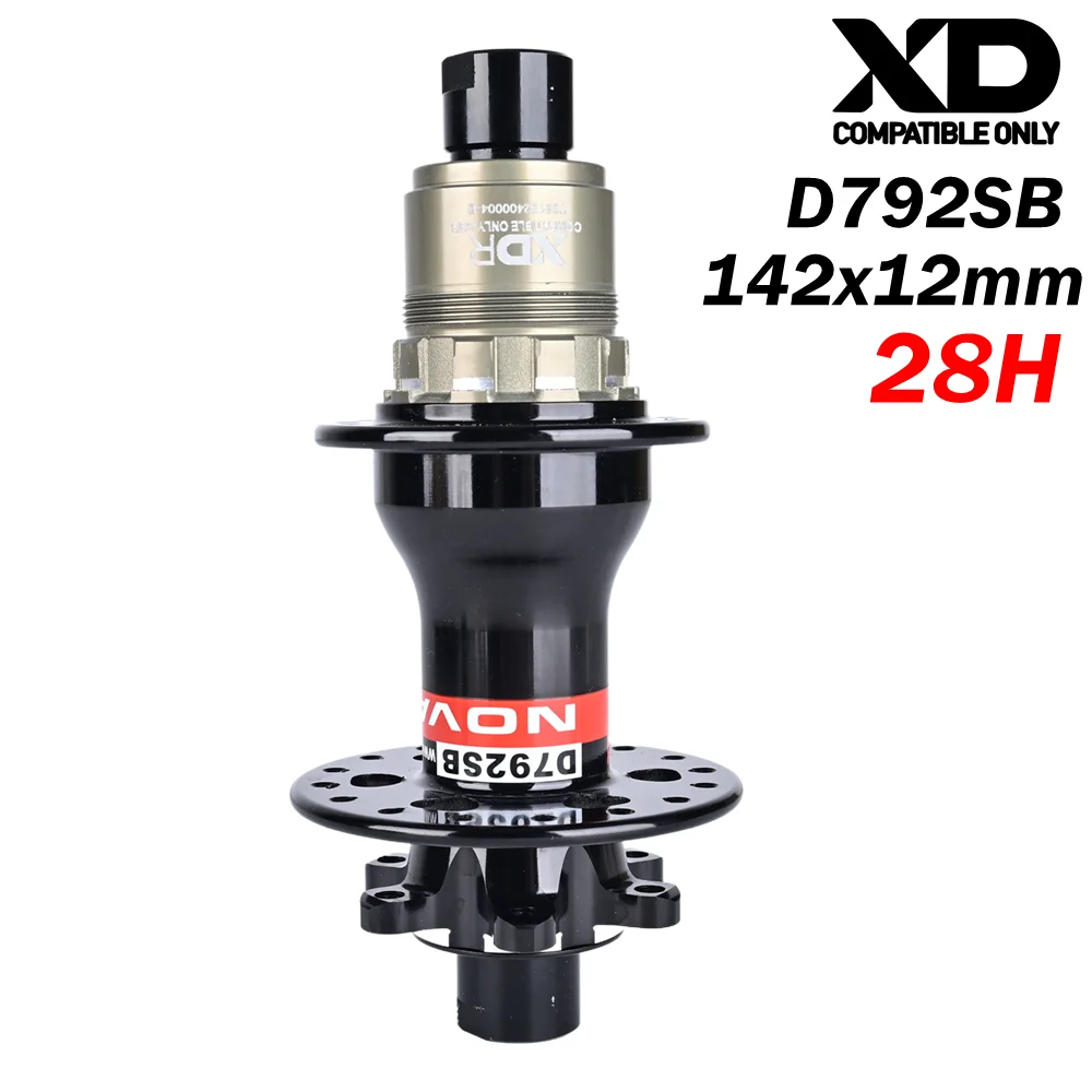 Novatec D791SB D792SB MTB Rennradnabe 24/28/32 Löcher Micro Spline MS XD 12-Gang-Schnellspanner Steckachse BOOST Lagernaben – Detail 12