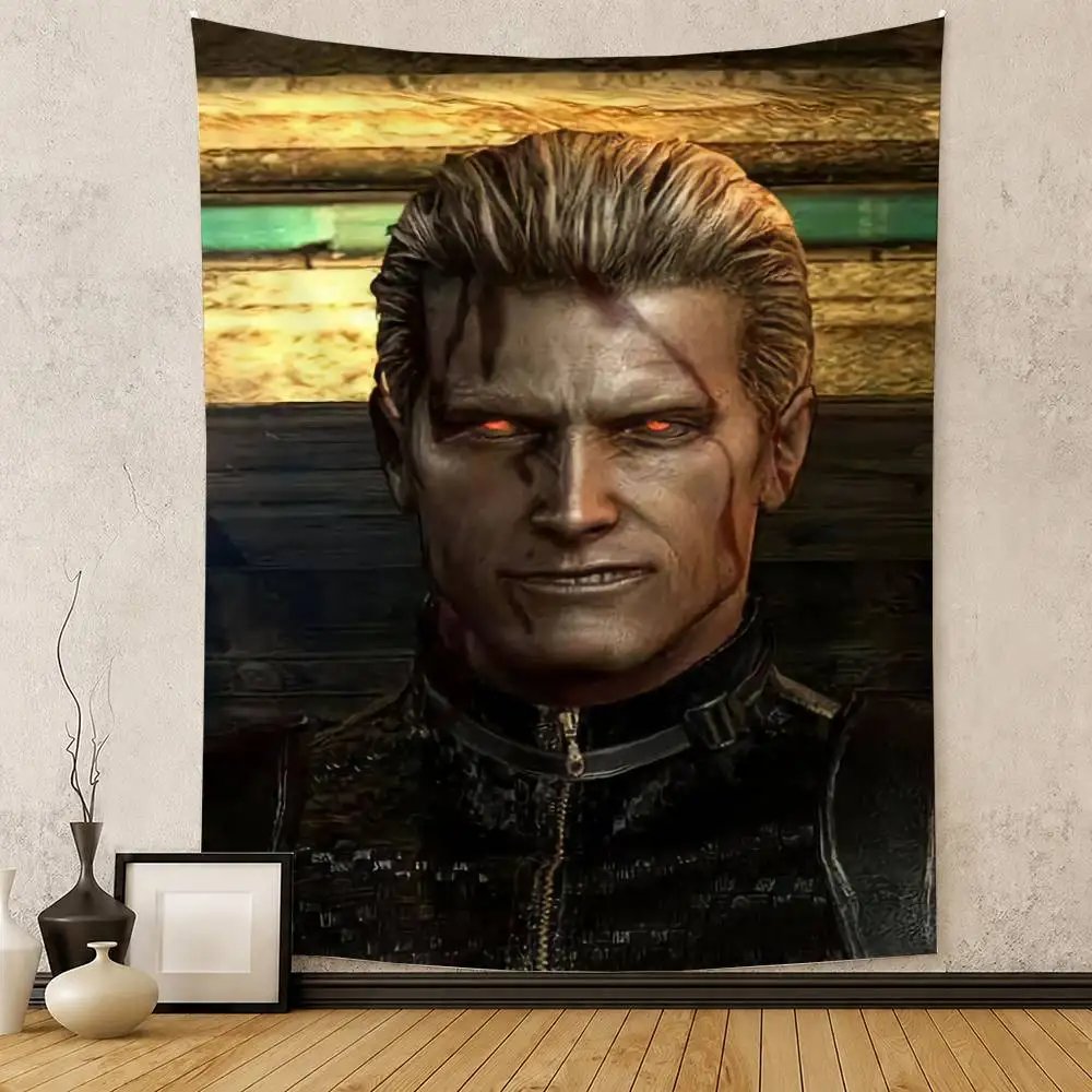 A-Albert W-Wesker Flag Outdoor Decorations for Bedrooms Home Decor Items Decoration