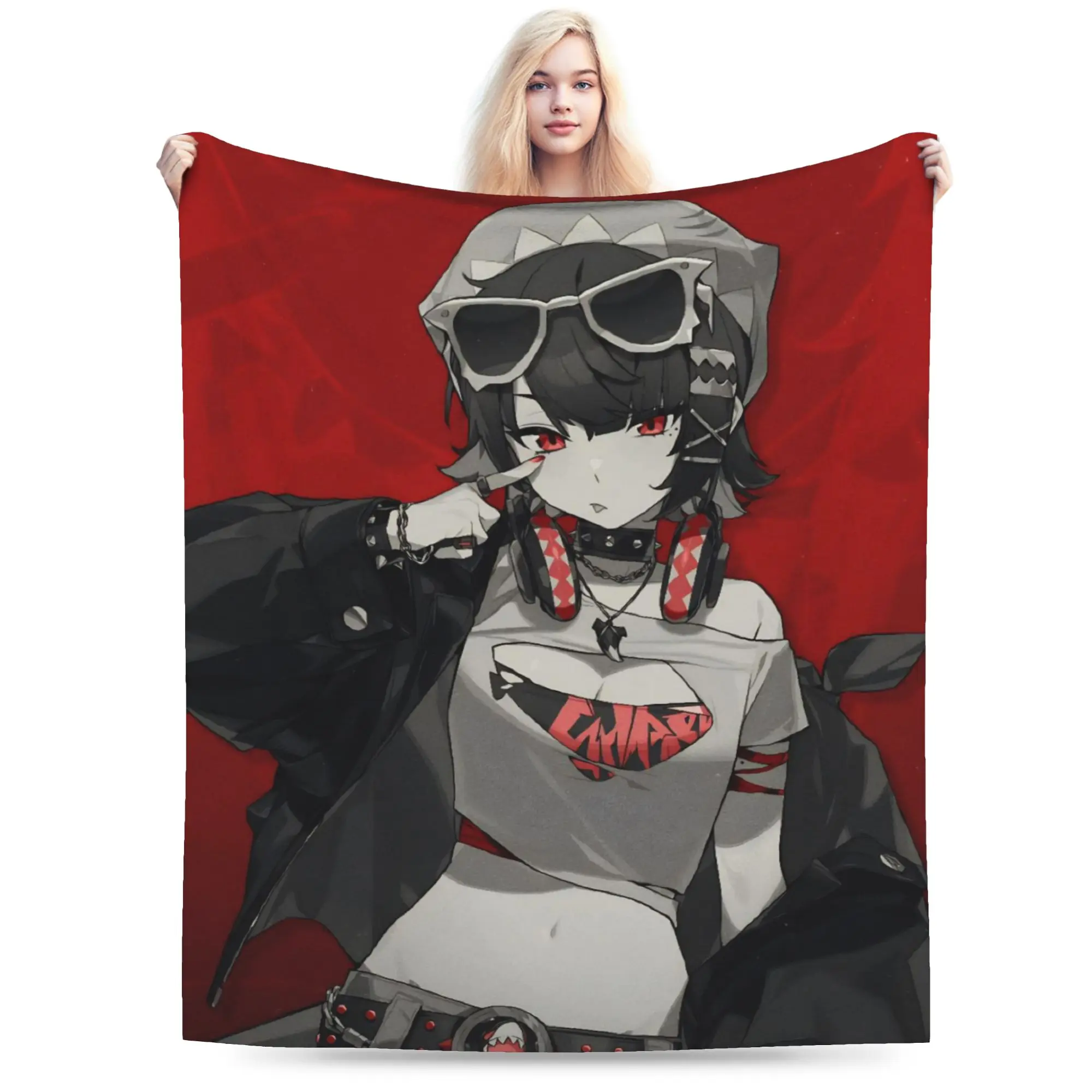 Zenless Zone Zero Throw Blanket for Couch  Fuzzy Soft Plush Blanket 50x60 Inches Multi-size Bedspreads for All Seasons