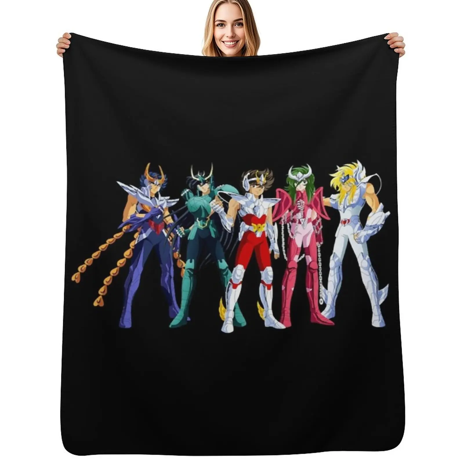 

Bronze Saints No.2 Essential Throw Blanket Soft Big Decorative Sofa Designers Single Blankets