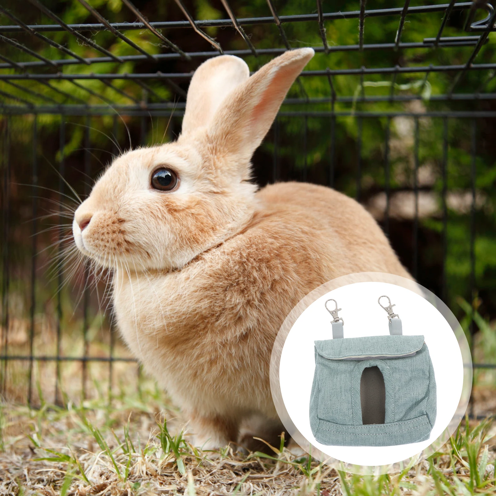 

Guinea Pig Bag Pet Cage Supplies Hay Feeder Cloth Cage Dispenser Rabbit Chinchilla Storage Holder Pet Supplies