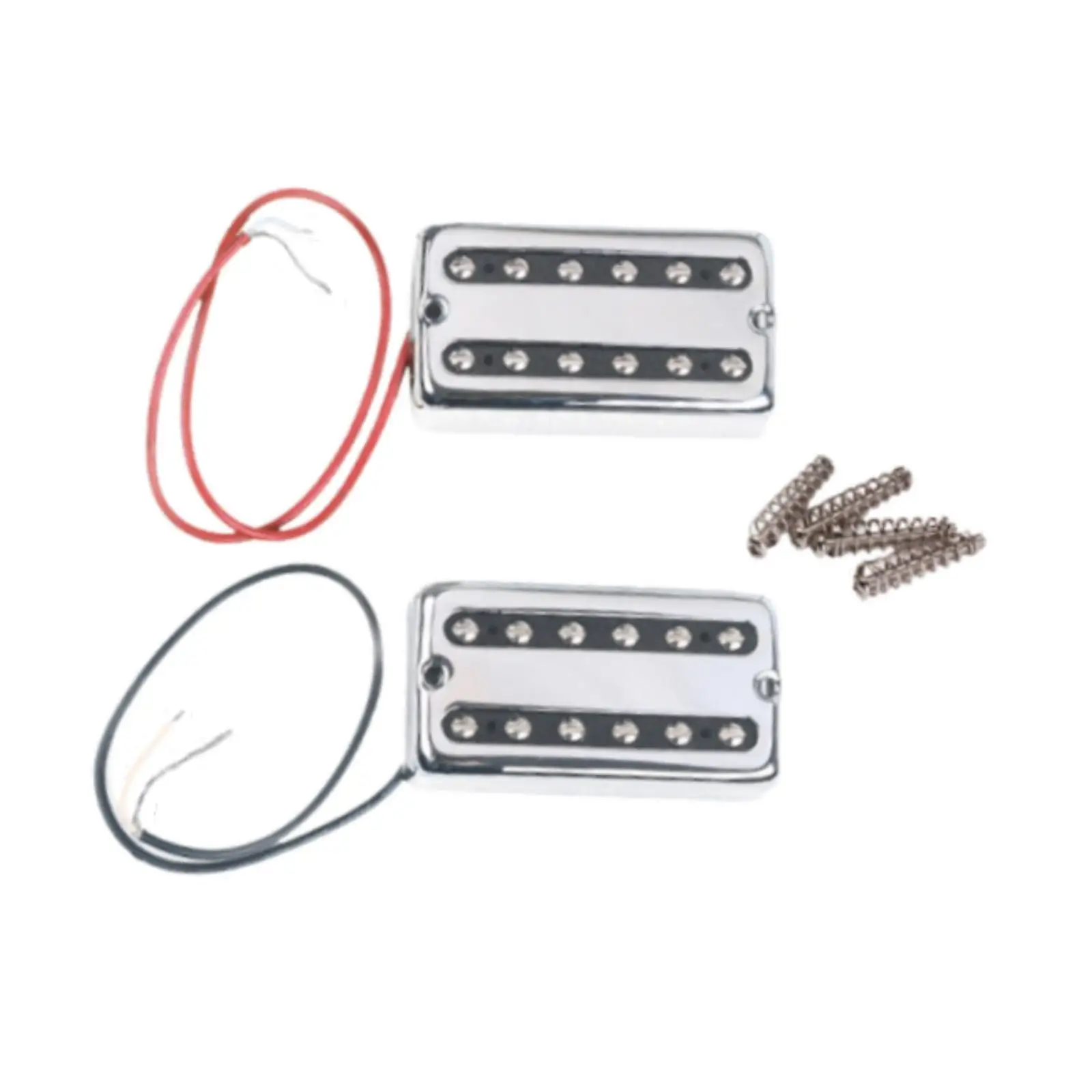 

Humbucker Pickup Set Bridge & Neck Pickups for -style Guitars Musicians