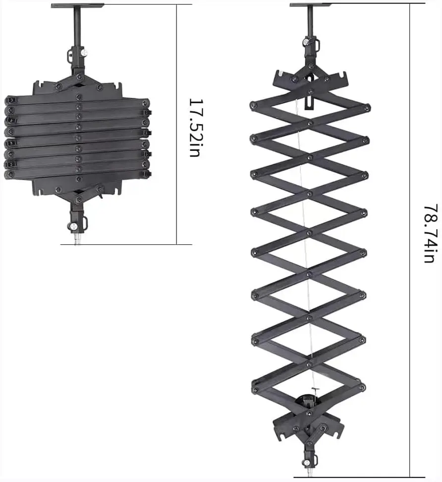 Photography Ceiling Rail System 2M Lifting Constant Force Hinge kit with Safety Rope Accessories  Flash Specialized Equipment