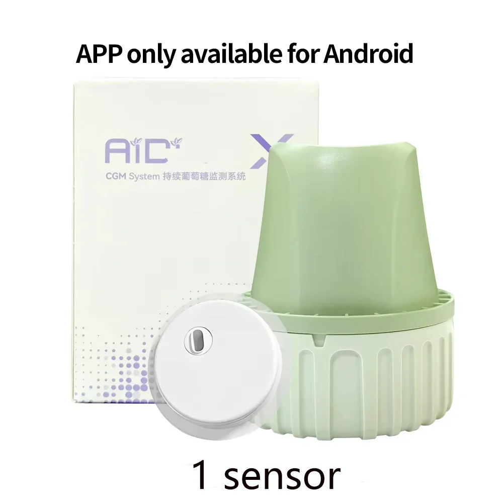 Aidex Sensor 2e generatie digitale glucosemeter zonder naaldprikken, glucose sensor als Freestyle bloedsuikersensor, diabetes suikertest GX-01S