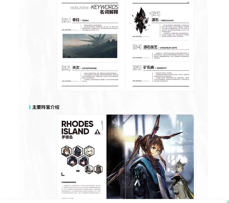 Arknights Game Official Artworks Vol 1 Artbook Illustration Art Collection Chinese Book Cosplay No redeemed card